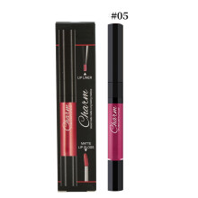 Rossetto da donna in 1 tonalità, confezione portatile, colore a lunga durata, rossetto idratante, design a doppia punta, formula naturale (1 pezzo)