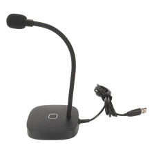 Noise Cancelling USB Microphone For PC Desktop Computer High Sensitivity Mic With One Touch Mute Exceptional Design Plug Play Compatibility For