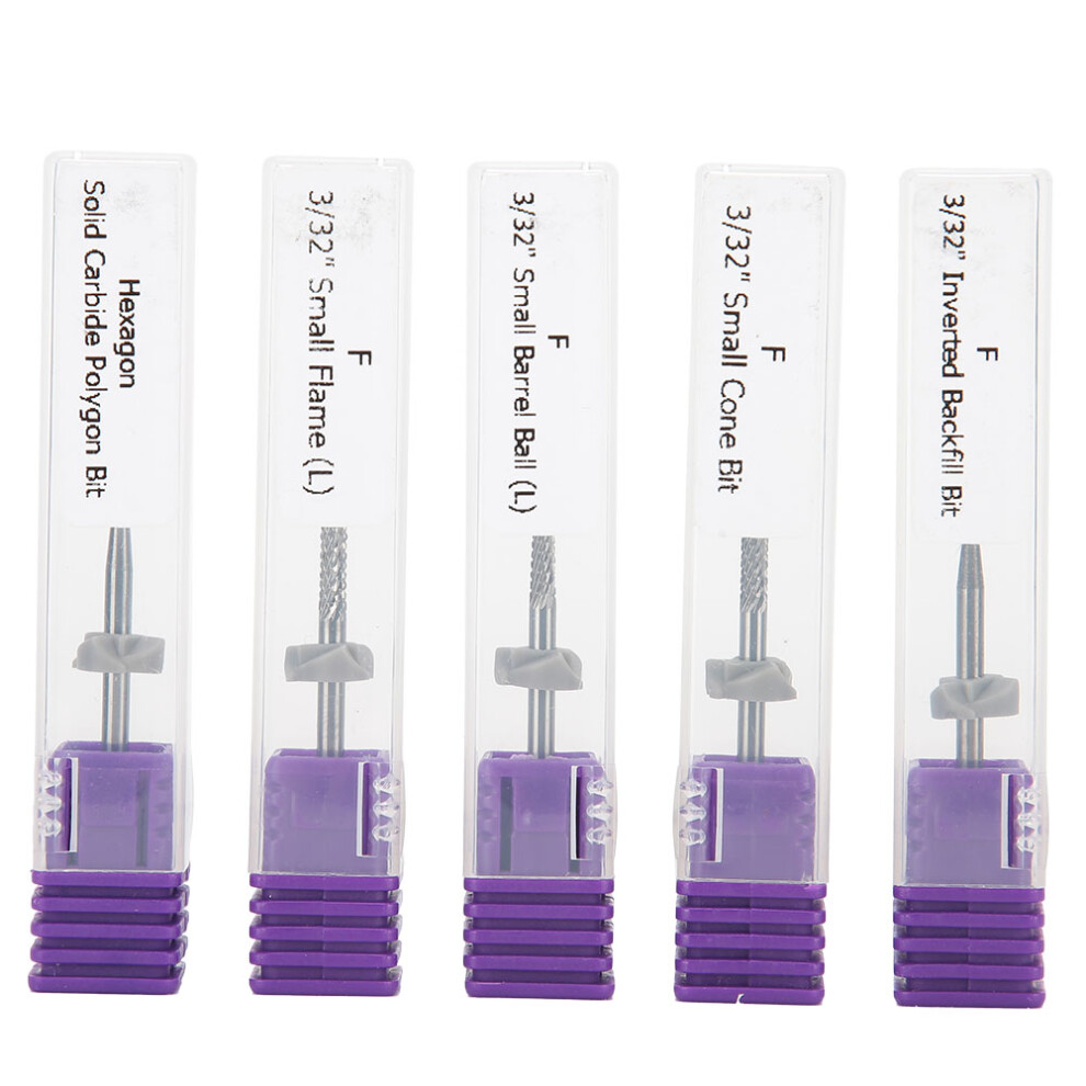 Corrosion Resistant Nail Drill Bit Tungsten Carbide Nail Preparation Tool High Temperature Resistance Long Lasting Drill Bits for Acrylic Gel Nails M