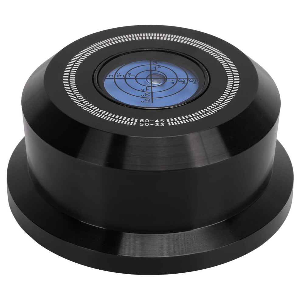 Record Stabilizer With Bubble Leveling System Turntable Clamp 50Hz Aluminum Alloy Vinyl Weight Stabilizing Disc For Lp Player Improved Sound Clarity 9482828095351