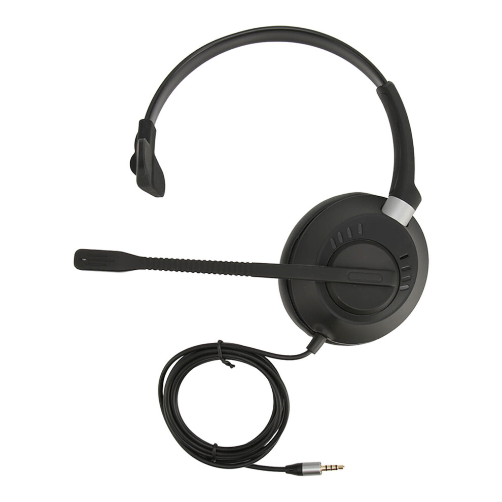 Rugged And Flexible Headset For Demanding Environments, Monaural Telephone Headset With Noise Reduction And Volume Adjustment, Hd Microphone For Clear 9012494033007