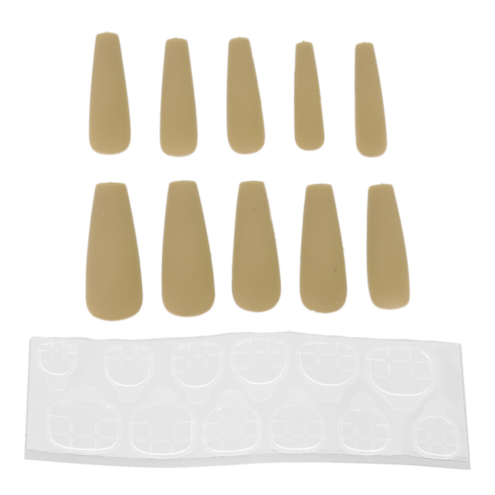 Easy Application, Elegant Chic Design Press On Nails Coffin, Fashionable And Unique Glossy Artificial Nails For Professional Salons And Personal Use