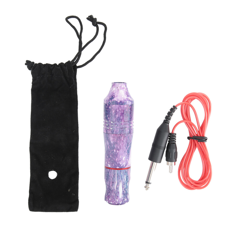 Professional Rotary Tattoo Machine, Ergonomic Pen Style with High Quality Motor for Stable Performance, Adjustable Needle Length, Long Lasting and