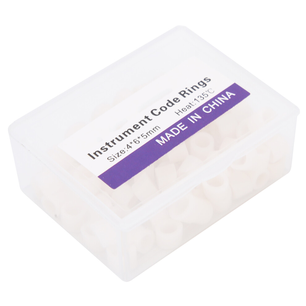 100pcs Silicone Dental Color Code Rings for Orthodontic Instruments