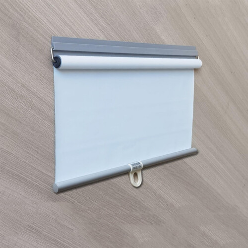 Retractable Blackout Roller Blind Automatic Shade Balcony Window Heat Insulation 100cm X 200cm