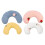 4PCS Cats Toy Pillows Cuddling Cushion for Comforatble Rest 1
