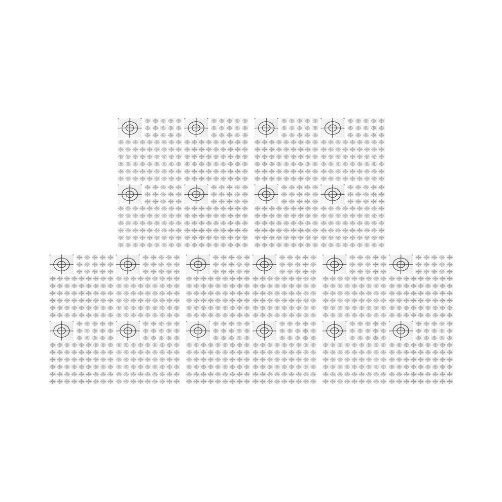 2000Pcs Prism Measurement Reflector Sheet Reflective Tape Target Total Station Tunnel Survey 40X40mm 6033347412506