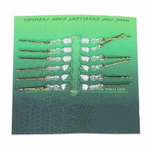 Corrosion-Resistant 15mm Carp Fishing Bait Spike with Silicone Ring 12pcs