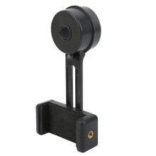 Universal-Teleskop-Handy-Adapter Schwarz, 13x5x4,5cm Tragbarer Digiscoping-Halter