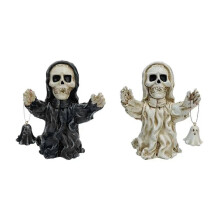 Hoofdband Schedel Decoratie Skelet Beeldjes Cool Standbeeld Schedel Halloween Schedel Horrible Ornamenten voor Home Decor C