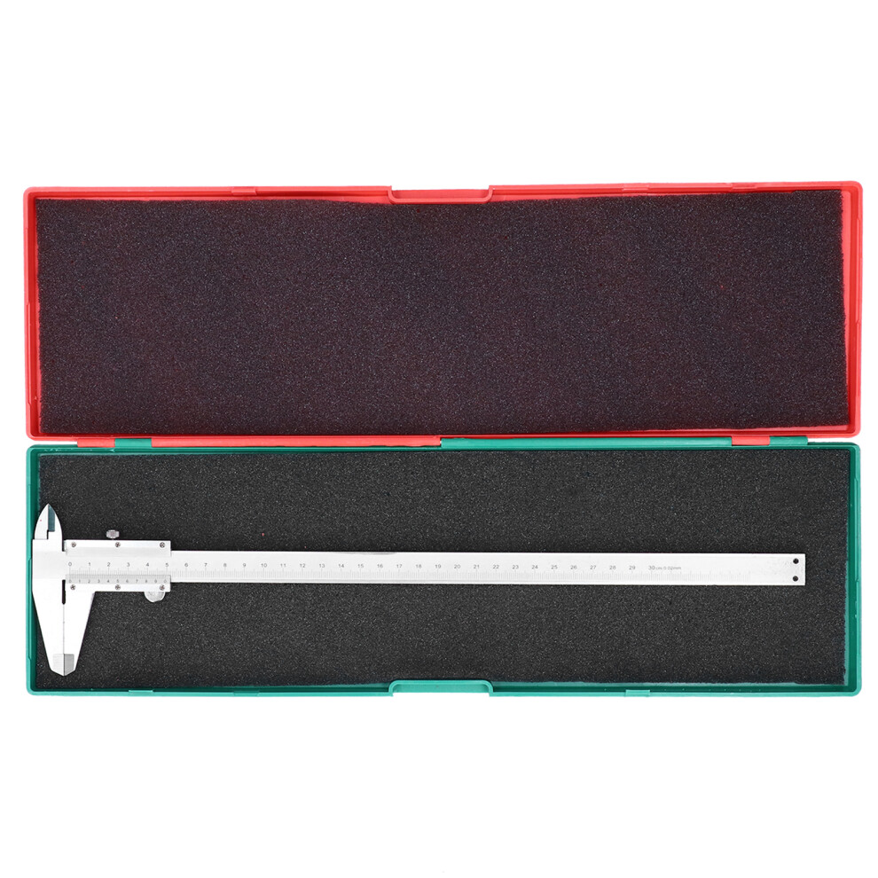High Carbon Steel Vernier Scale Ruler Gauge 0-300Mm Measurement Tool 7901378601451
