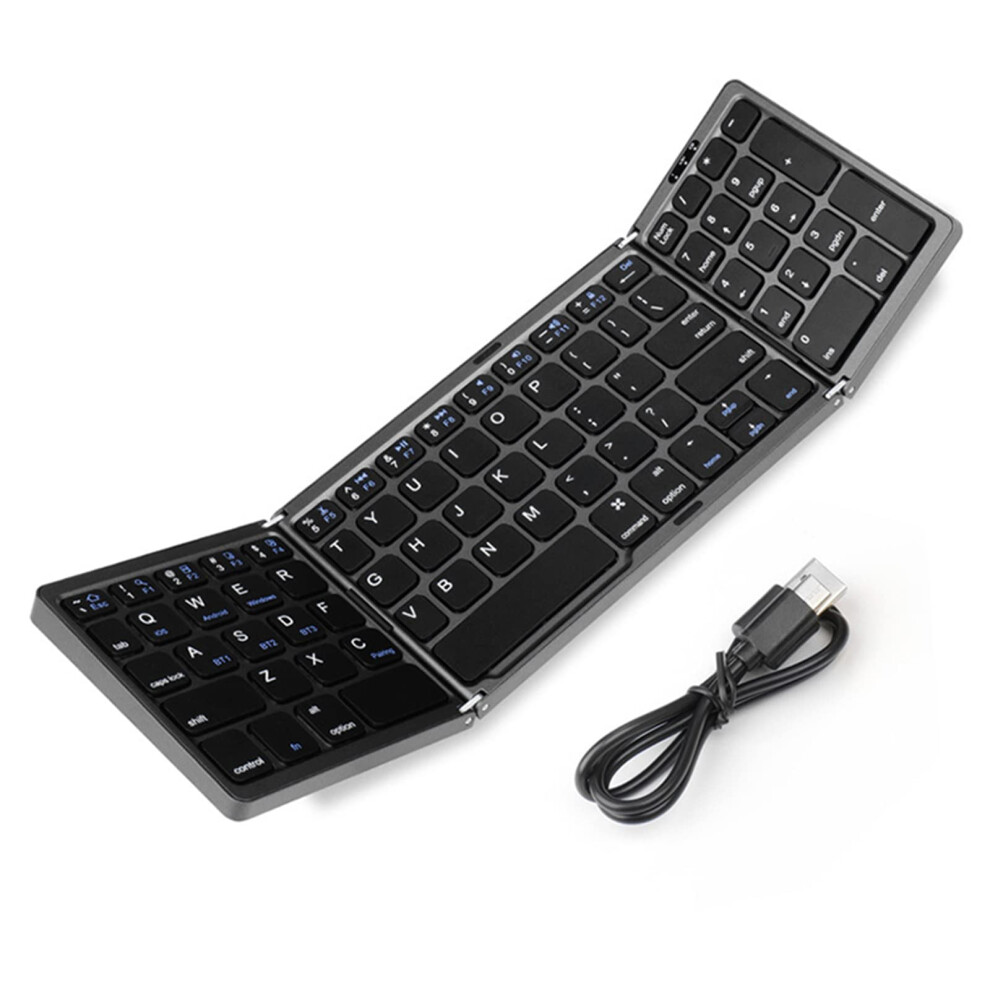 Magnetic Folding Bluetooth Keyboard, Ultraslim Bt 5.1 Keyboard With Numeric Keypad, For Ios/Android/Windows/Pc/Tablet 9199774507936