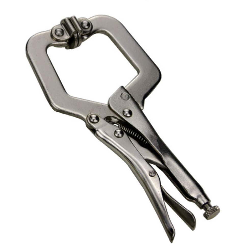 Heavy Duty Locking C Clamp With Wide Opening Jaws And Self Adjusting Pliers For Woodworking 9199774951098