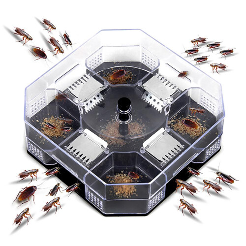 Non-Toxic Cockroach Trap Box for Kitchen & Indoor Use Reusable 1