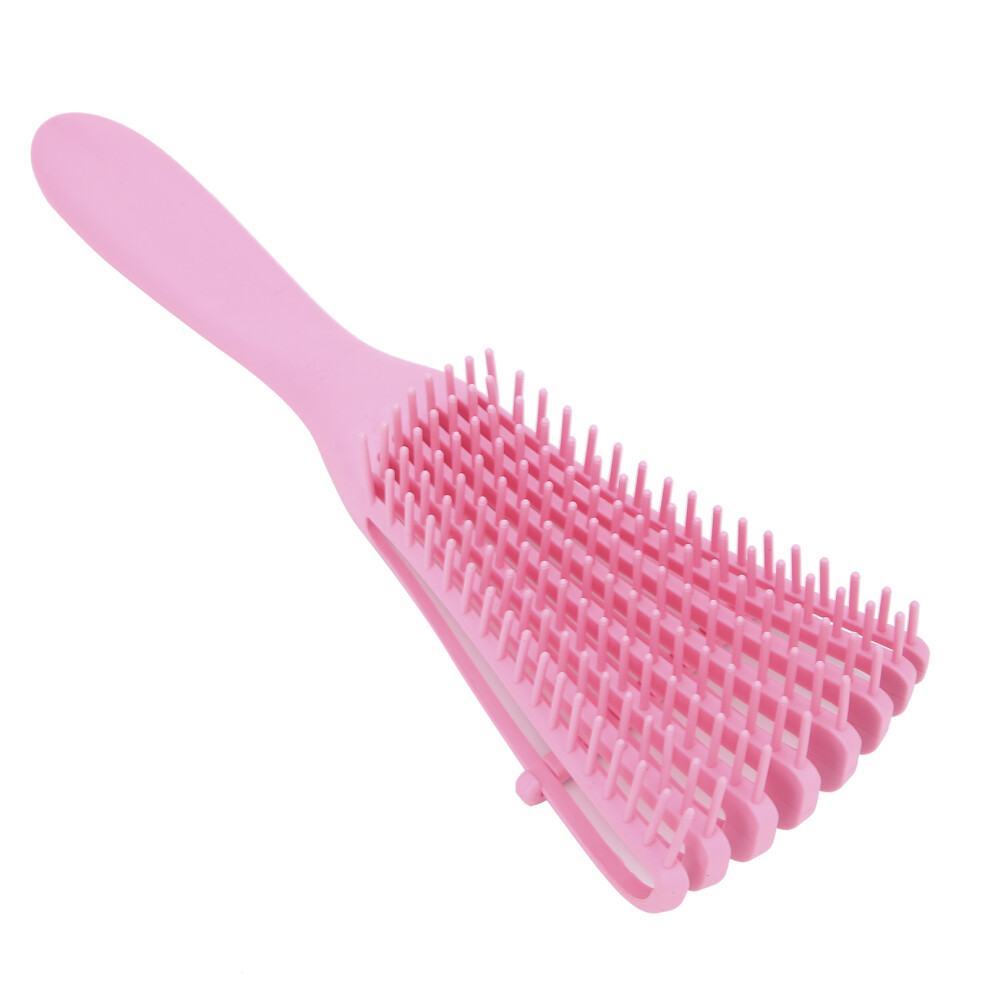Pink Adjustable Detangler Brush: Tangle-Free Style For All Hair Types