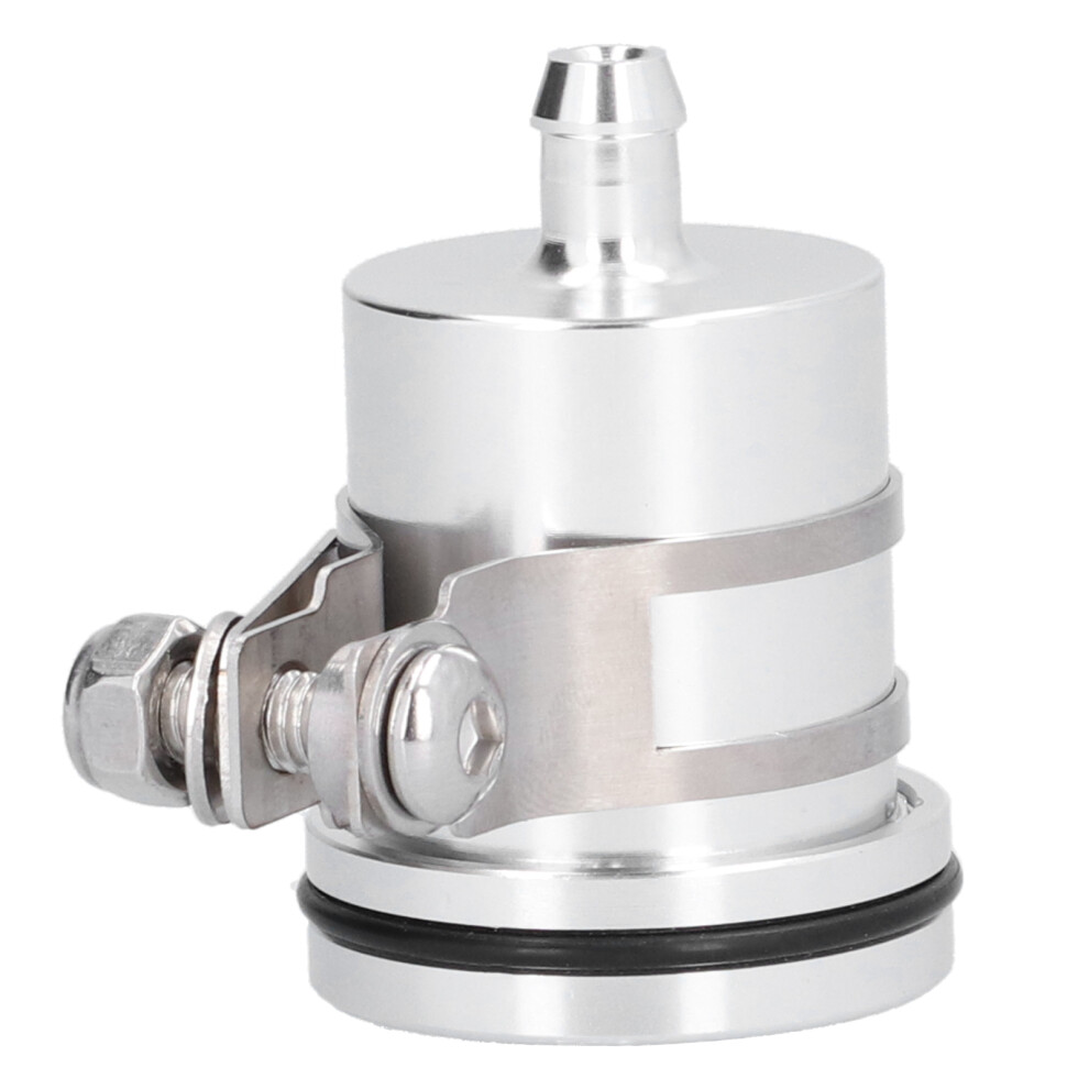 Universal Motorcycle Brake Fluid Reservoir Cnc Aluminum 150Ml Silver 9391378603674