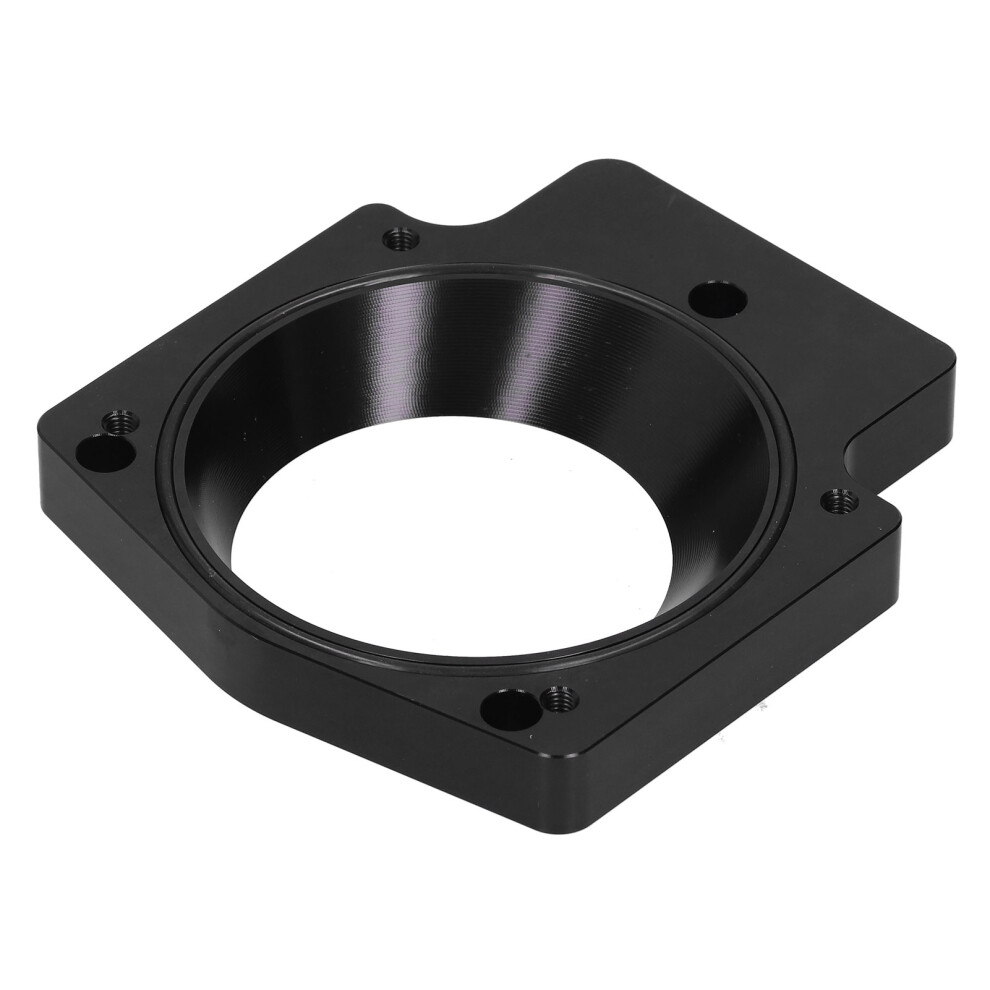 Aluminum Intake Manifold Throttle Body Spacer For Gm Ls1 Ls2 Ls6 Lsx 102Mm 4In Black 8721378603724