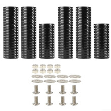 Adjustable Heavy Duty Porcelain Steel Gas Grill Heat Plate Shield, Fits 30.48cm to 76.2cm