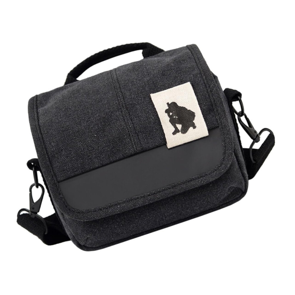 Shockproof Canvas Camera Bag With Shoulder Strap For Mirrorless Cameras Lightweight Splashproof Pouch Scratch And Bump Protection 9347817492972