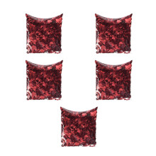 Confettis scintillants en forme de cœur, confettis en PVC-Rouge