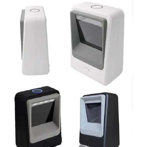 Barcode Scanner Desktop Auto Sense 2D Scanner, 1D/2D Barcode Reader, Ticketing QR Code Scanner, Black 1