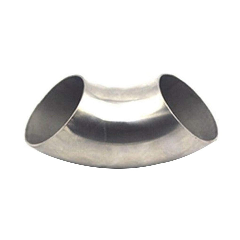 2.5 Inch 60Mm 201 Stainless Steel Right Angle Bend Pipe Exhaust Elbow 90 Degree Auto Parts 9347817493641