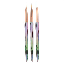 Manicure Tool for Nail Art Creations, Nail Painting Pen for Precision Nail Art, Gradient Color 3Pcs Set of Durable Nail Art Drawing Pens for DIY and