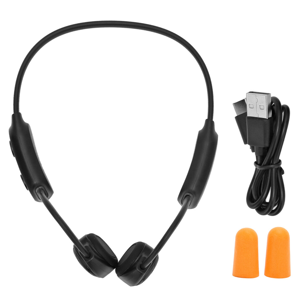 Bone Conduction Headphones With Noise Cancelling Mic, Waterproof, Sweatproof, Ideal For Outdoor Sports, 220 Hours Standby, 5 Hours Music Playback 9012494027570