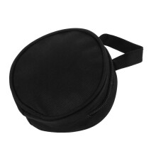 Storage Bag, For Flower Arrangement, Round Base Holder Pouch, Hand Strap, Black 12x12x3.5CM