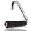 Pull up Handles Neutral Grip C Shaped Silver Universal Rubber Wrapped Dumbbell Attachment For Gym 1