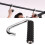 Pull up Handles Neutral Grip C Shaped Silver Universal Rubber Wrapped Dumbbell Attachment For Gym 3