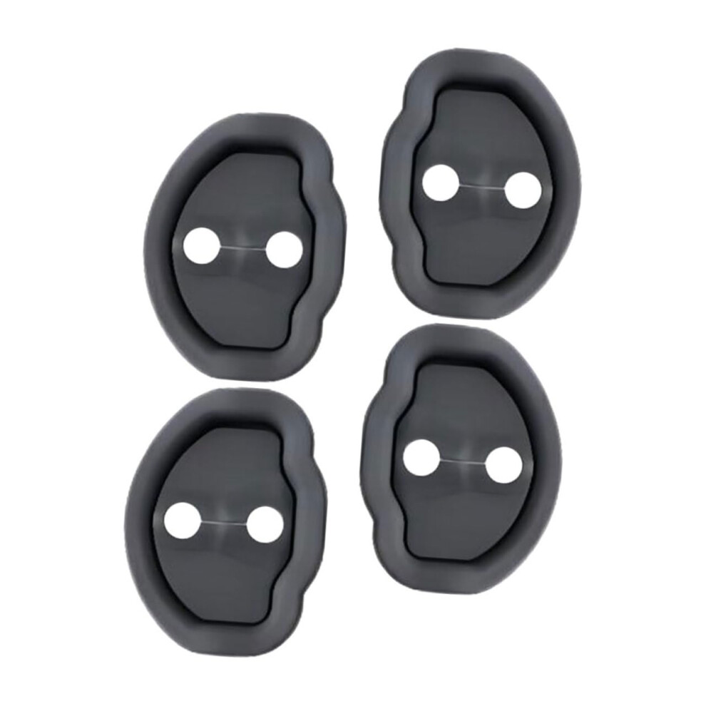 4Pcs Car Door Lock Cover Silicone Door Latch Protector For Tesla Model Y Noise Reduction Scratch Prevention Rust Resistant 9199774953054