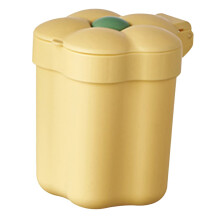 Desktop Trash Can with Lid Cute Flower Design Small Waste Bin for Office Bedroom Home Decor