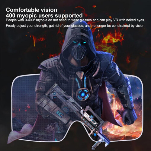 3D Virtual Reality Glasses Adjustable VR Headset For Smartphones Phone Compatible Comfortable Compact Design 1