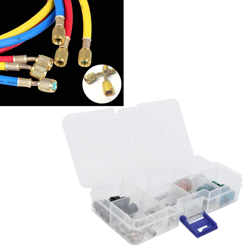 46Pcs A/C Valve Core Remover Tools For R410 R22 R134a Refrigerant Systems 6901378609106