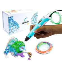 SCRIB3D P1 3D Printing Pen with Display - Includes 3D Pen, 3 Starter C