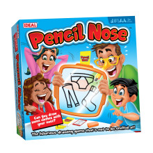 IDEAL | Pencil Nose: The hilarious drawing game that's not to be sniffed at! | Family Games | For 3+ Players | Ages 8+
