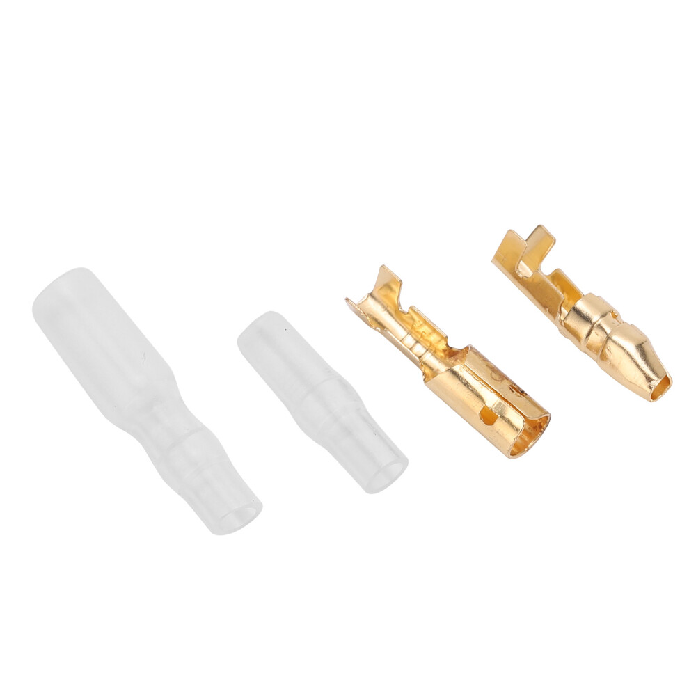 200Pcs 4.0Mm Gold Terminal Connectors For Car Electrical Wiring Needs 8181378609582