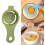 3PCS Egg Separator Egg Yolk White Separator Egg White Separator Egg Whites Strainer Filter Divider Egg Separator Tool Kitchen Baking Gadget 5