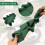 Operitacx Christmas Tree Silicone Baking Mould Pan Kitchen Bakeware Tools for Chocolate Cake, Ice, Baking Cake, Pudding, Muffins 2