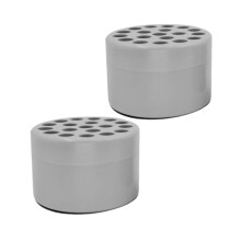 Lwaviwer Spiral Ikebana Stem Holder, Reusable Floral Grid for Vase, Bloom Shaper for Flowers (L/Gray)