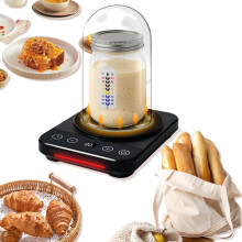 Kocusu Sourdough Starter Warmer, 3s Instant Heating Warming Heating Pad, Precise 1F Thermostat Control (70-100F),12-Hour Time Intelligent Heating F