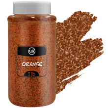 Glitter - 1 LB Orange Fine Glitter Shaker, Glitter for Resin, Glitter for Crafts, Extra Fine Glitter for Scrapbooking and Art and Craft Supplies, Ult