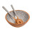 Sintra Mango Wood Spotted Salad Servers - Stone 2