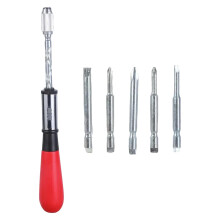 SemiAutomatic Ratchet Screwdriver Set with Ergonomic Comfort Grip and Multifunctional Bits