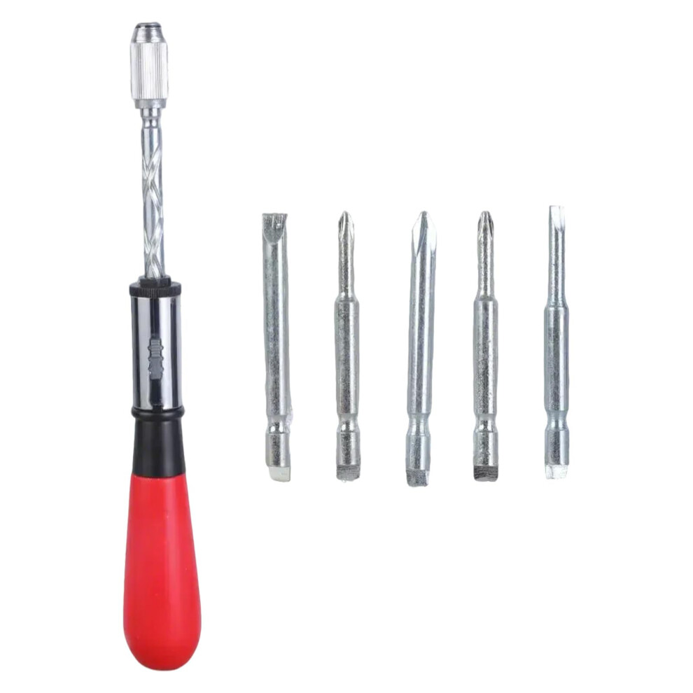 Semiautomatic Ratchet Screwdriver Set With Ergonomic Comfort Grip And Multifunctional Bits 9199774954129
