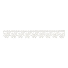 ESSENTIAL| Lace| Guipure| Flower| 13m x 33mm| Ivory| ET658IVY