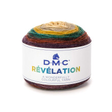 DMC - Révélation, ideal for all types of crafts - knitting and crochet hook 4 mm | 150 g, 520 m, 13 colours