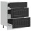 LAPOOH Kitchen Base Cabinet Lucca Black Engineered Wood-854270 5