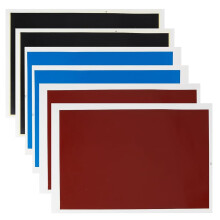 Junterone 6 Pc LaserDimming Paper,10.6 Inch X 15 Inch Coloful Engraving Marking Paper,LaserMarking Paper for Ceramics Glass Metal